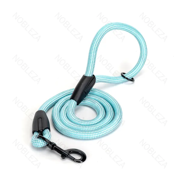 GUINZAGLIO IN POLIESTERE AZZURRO MIS 1,8X120CM NOBLEZA - immagine 2