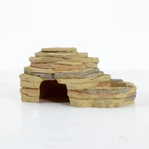 Cachette Mangeoire Feeding Dishes Hideout 3-en-1 REPTIZOO - 23 x 14,5 x 11 cm