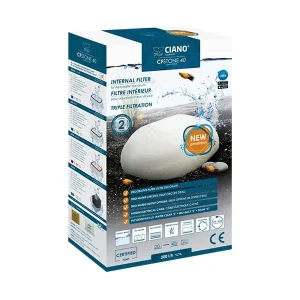 Ciano CF Stone 40 – Filtro Interno a Forma di Roccia per Acquari fino a 40 Litri