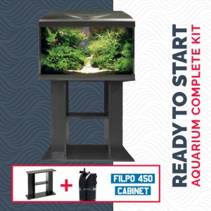 ACQUARIO AMTRA SYSTEM TANK V2 60 LED BLACK E MOBILE PER ACQUARIO