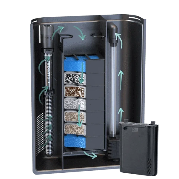 Splendid Ultra 120 AQUATLANTIS Blanc - Aquarium Equipé 240 L - immagine 8