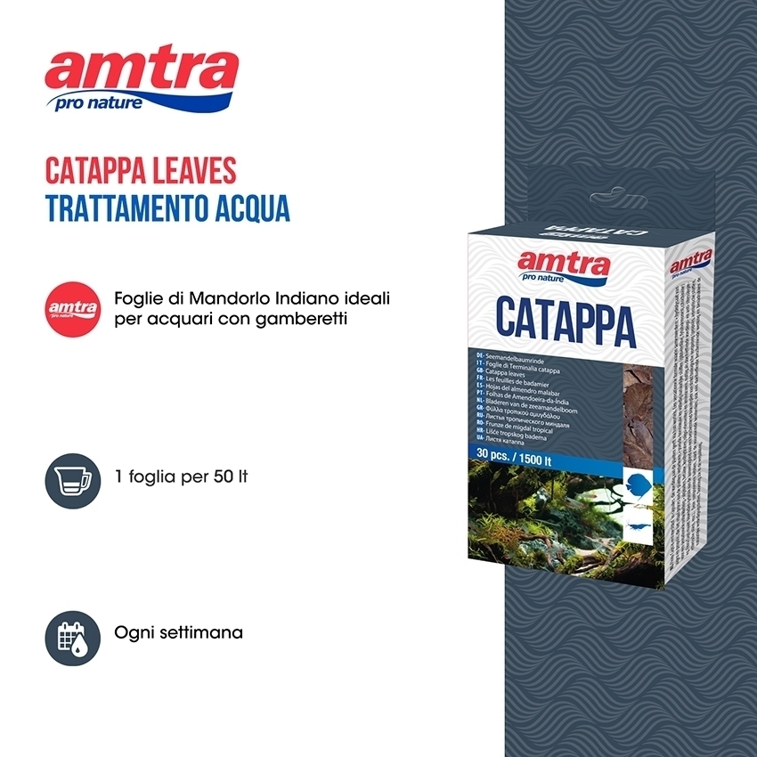 BIOCONDIZIONATORE ACQUARIO – AMTRA CATAPPA LEAVES - immagine 3