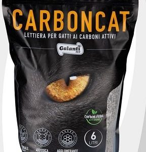 CARBONCAT DISODORANTE LETTIERA AI CARBONI ATTIVI 6LT ATOSSICA E NATURALE