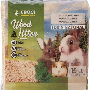 CROCI LETTIERA IGIENICA PER RODITORI E CONIGLI NANI 15L 1KG