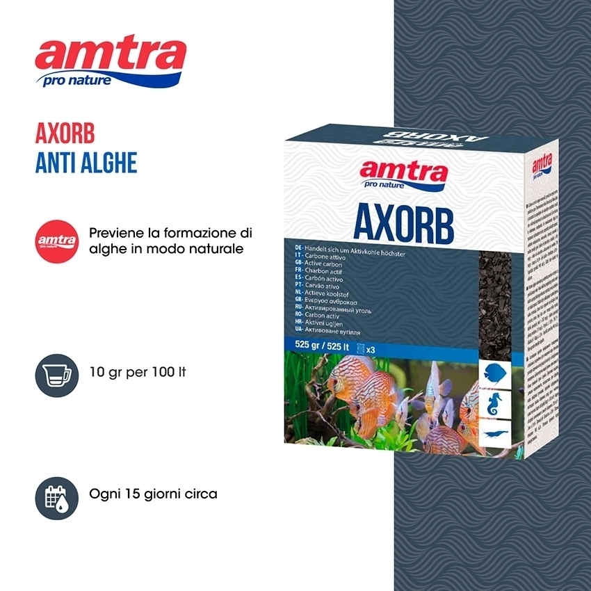 CARBONE ATTIVO ACQUARIO – AMTRA AXORB - immagine 7