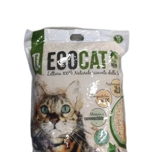 ECOCAT LETTIERA AGGLOMERANTE 10LT SOYA E TOFU 100% BIODEGRADABILE