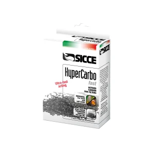 Sicce HyperCarbo Fast 3 x 100 g – Carbone Attivo a Rapida Azione per Filtri Acquario