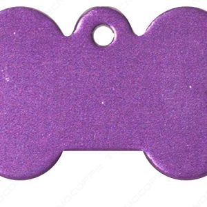 MEDAGLIETTA AD OSSO MISURA L             COLORE VIOLA