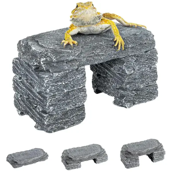 Muti-fonction Slate Stones REPTIZOO - 7 pcs - immagine 2