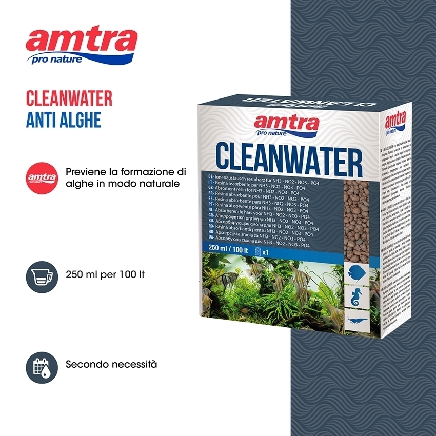 MATERIALE FILTRANTE ACQUARIO – AMTRA CLEANWATER - immagine 4