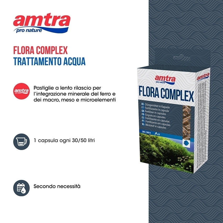 FERTILIZZANTE PER ACQUARIO IN CAPSULE – AMTRA FLORA COMPLEX CAPS - immagine 3
