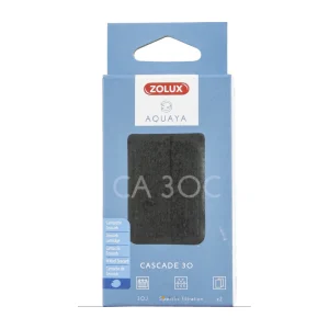 Zolux Cartuccia Zeocarb Cascade 30x2 – Carbone Attivo per Filtro a Cascata Aquaya