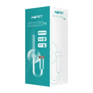 AqPet Zen Diffuser Medium – Diffusore CO2 in Acrilico Trasparente Ø 17 mm