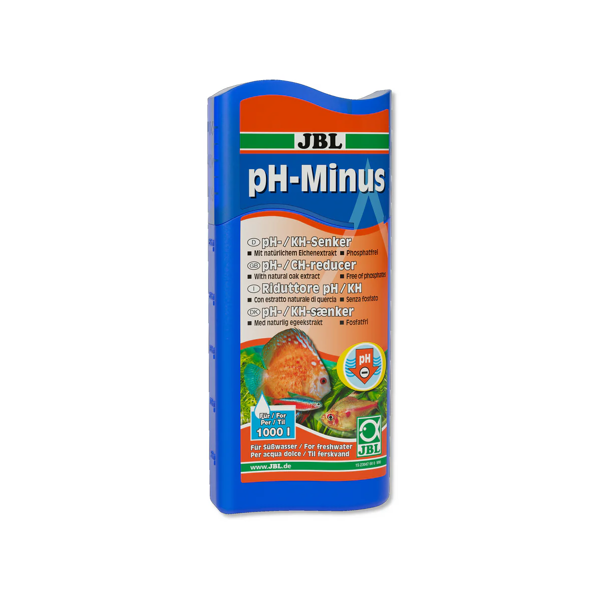 JBL pH-Minus 250 ml – Riduttore di pH e KH per Acquari d’Acqua Dolce