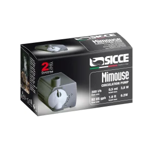 Sicce Mimouse – Mini Pompa da Ricircolo 300 l/h Compatta e Silenziosa