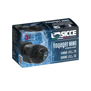 Sicce Voyager Nano 1000 – Pompa di Movimento Compatta e Silenziosa per Acquari 1000 l/h