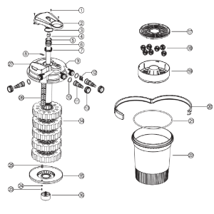 RICAMBIO AMTRA PREXURE 12000 SPUGNA BLU PCS 1