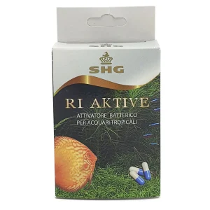 SHG Ri Aktive – 20 Capsule Batteriche per Biofiltri di Acquari, Laghetti e Fontane