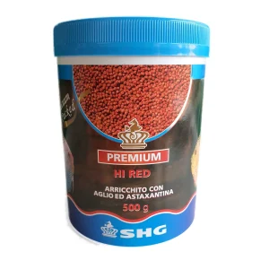 SHG Hi Red 500 g – Mangime di Alta Qualità per Discus e Pesci Onnivori/Carnivori