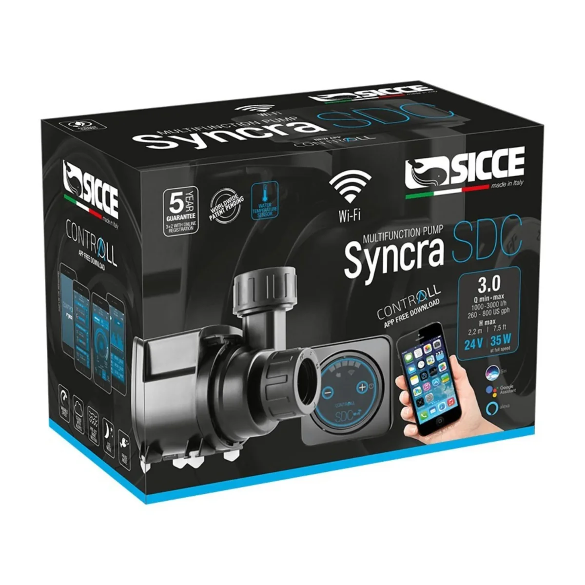Sicce Syncra SDC 3.0 – Pompa di Risalita Elettronica con Controllo Wireless