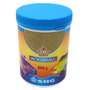 SHG Microgranuli 500 g – Mangime Completo per Pesci d’Acqua Dolce e Marina