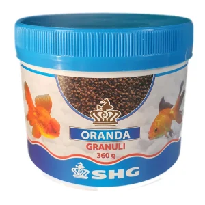 SHG Oranda in Granuli 360 g – Mangime Affondante per Pesci Rossi e Oranda