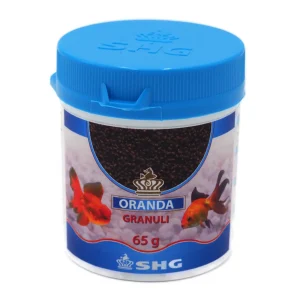 SHG Oranda in Granuli 65 g – Mangime Affondante per Pesci Rossi e Oranda