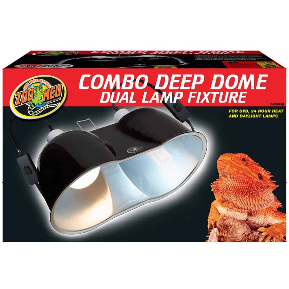 ZOO MED COMBO DEEP DOME DUAL LAMP FIXTURE - immagine 2
