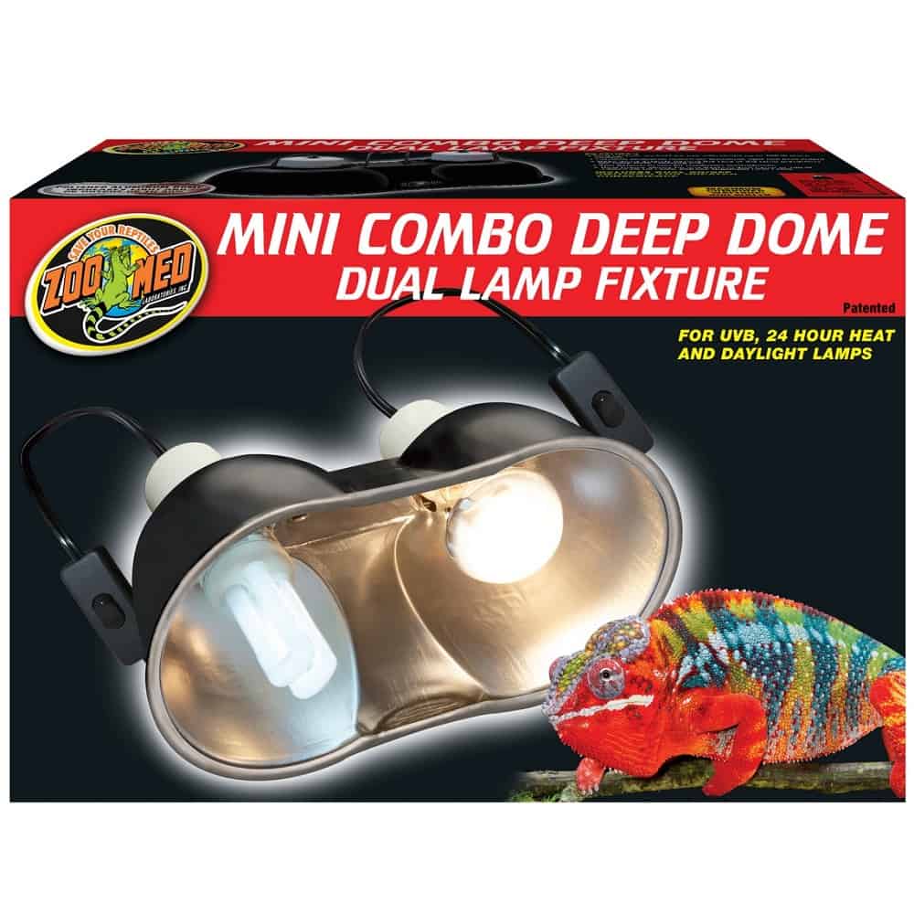 ZOO MED COMBO DEEP DOME DUAL LAMP FIXTURE MINI - immagine 2