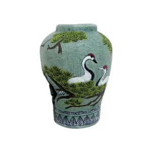 AMTRA EGITTO VASO CON CIGNI S