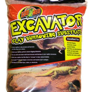 ZOOMED EXCAVATOR CLAY BURROWINGSUBSTRATE