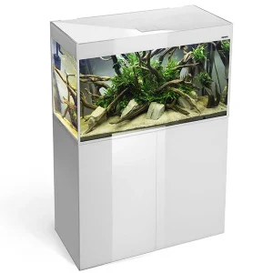 Aquarium Glossy 80 Day & Night Blanc Laqué LED AQUAEL - 125L