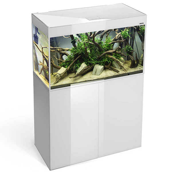 Aquarium Glossy 80 Day & Night Blanc Laqué LED AQUAEL - 125L