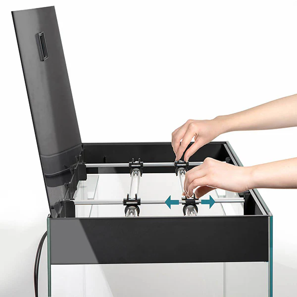 Aquarium Glossy 80 Day & Night Noir Laqué LED AQUAEL - 125L - immagine 8