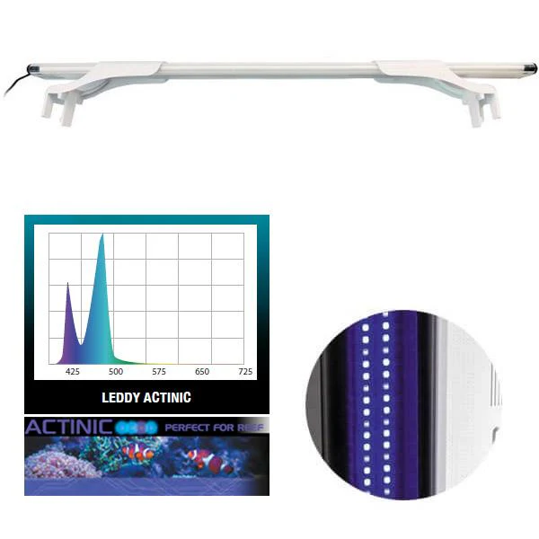 Éclairage LED Leddy Slim Actinic AQUAEL - Blanc 32W - immagine 3