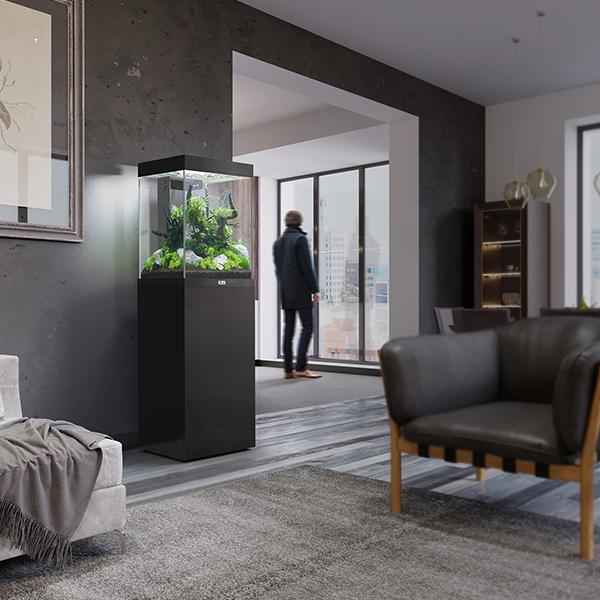 Aqua Tower 96 AQUATLANTIS Noir - Aquarium Équipé 79 L - immagine 5