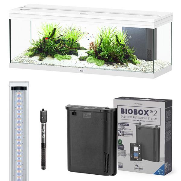 Prestige 120 AQUATLANTIS Standard Blanc - Aquarium Équipé 170 L - immagine 3