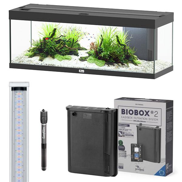 Prestige 120 AQUATLANTIS Noir - Aquarium Équipé 170 L - immagine 3