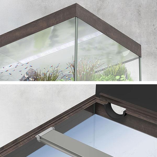 Sublime Ultra 150 x 50 AQUATLANTIS Chêne Sauvage - Aquarium Equipé 419 L - immagine 7