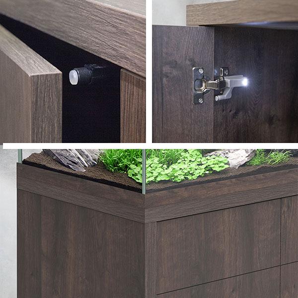 Sublime Ultra 150 x 50 AQUATLANTIS Chêne Sauvage - Aquarium Equipé 419 L - immagine 8