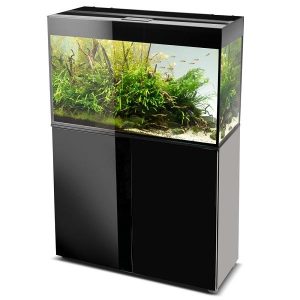 Aquarium Glossy 80 Day & Night Noir Laqué LED AQUAEL - 125L