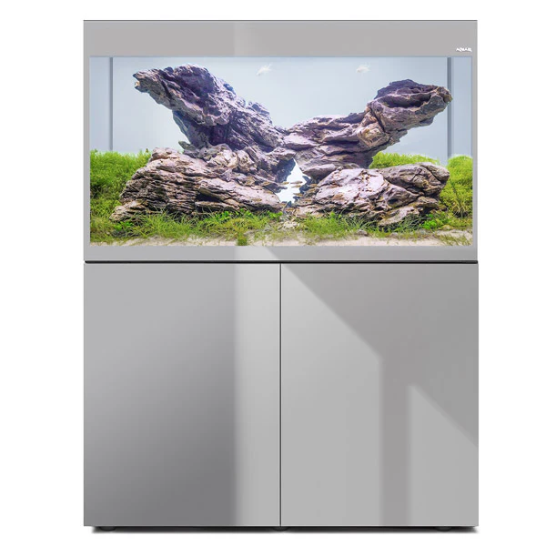 Aquarium Glossy 100 Day & Night Gris Laqué LED AQUAEL - 215L - immagine 2