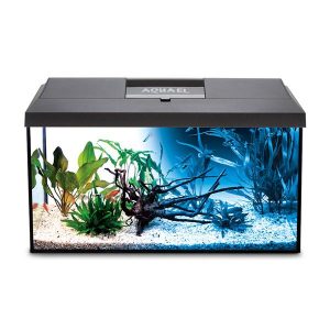 Aquarium Leddy 60 Bio Day and Night Noir AQUAEL Équipé - 54L