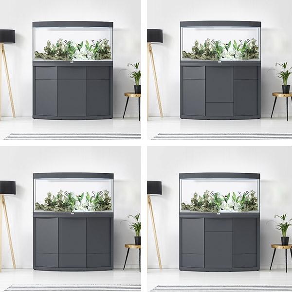 Sublime Ultra 200 x 60 AQUATLANTIS Gris Vésuve Laqué - Aquarium Equipé 676 L - immagine 8