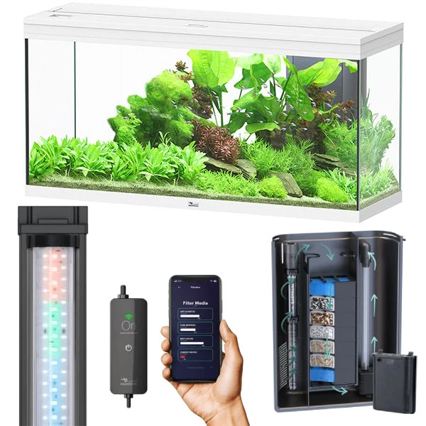 Splendid Ultra 120 AQUATLANTIS Blanc - Aquarium Equipé 240 L - immagine 3