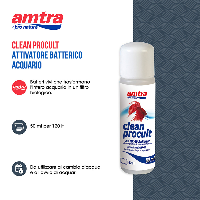 ATTIVATORE BATTERICO ACQUARIO – AMTRA CLEAN PROCULT - immagine 5