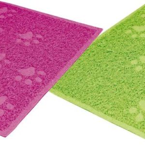 TAPPETINO PER LETTIERA GATTO IN PVC MIS 40X30CM COLORI ASSORTITI MARCHIO CROCI