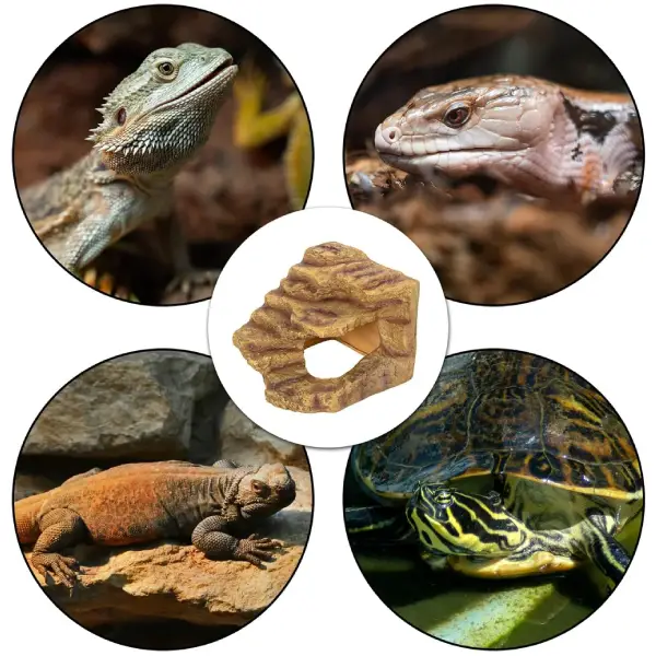 Grotte d'Angle Desert Corner Hide Cave REPTIZOO - 18 ou 25 cm - immagine 8