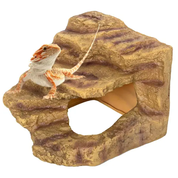 Grotte d'Angle Desert Corner Hide Cave REPTIZOO - 18 ou 25 cm - immagine 2