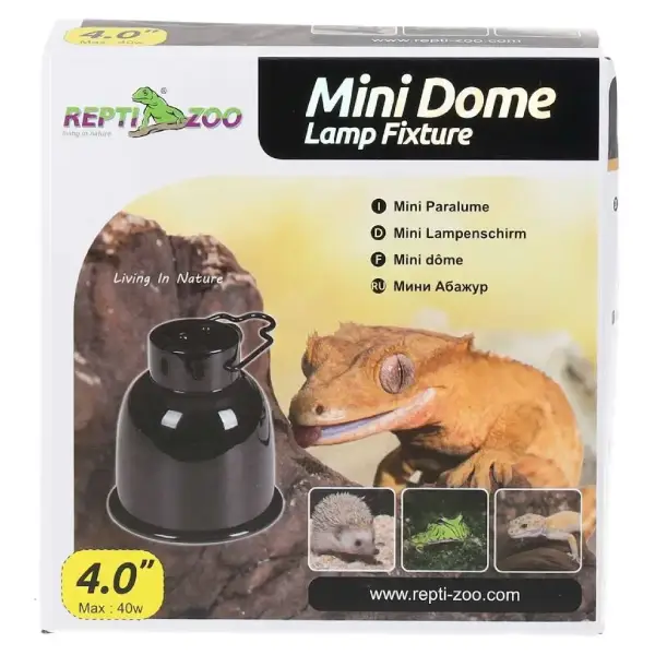 Mini Dôme Réflecteur Noir REPTIZOO - Max. 40W - immagine 7